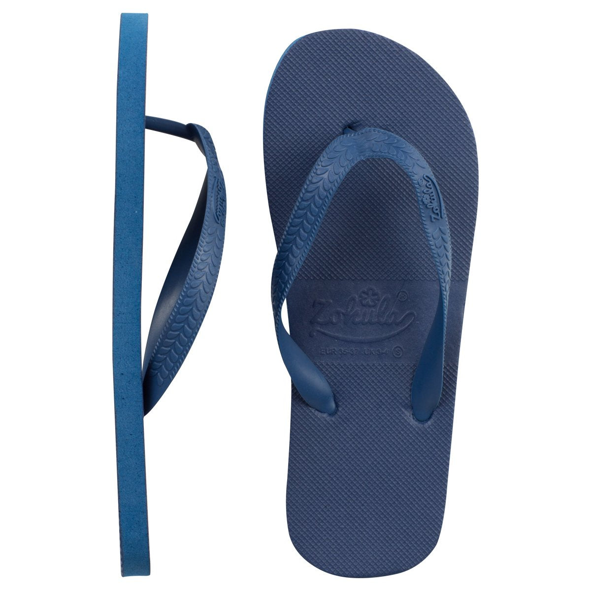 Zohula Originals Navy Blue Flip Flops – Wedding Flip Flops