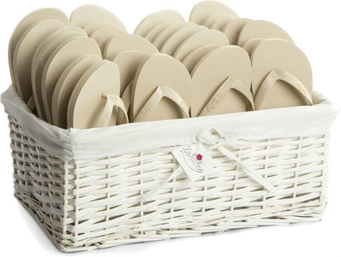 Wedding flip flop basket with attached sign hire for sale in Co. Mayo for  €30 on DoneDeal